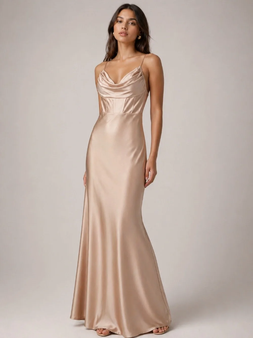 WINDSOR Prom Wedding Sexy Chic Corset Bustier PinUp Vibes Cocktail Maxi Dress - Picture 1 of 4